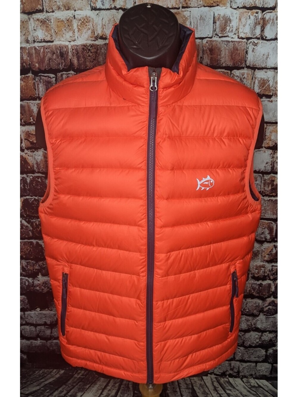 Southern Tide Performance Quilted Down Winter Puffer Vest Jacket Mens Small 40
